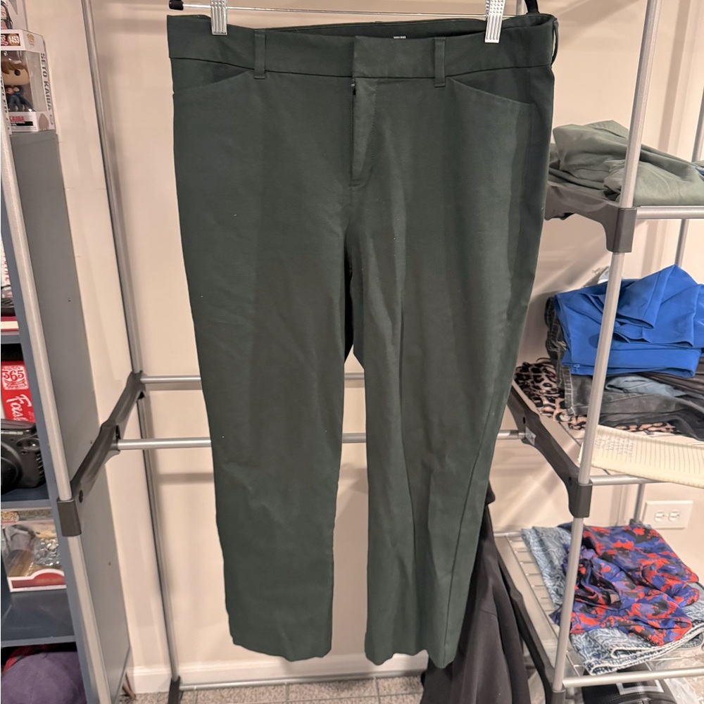 Dark Green Pixie Dress Pants